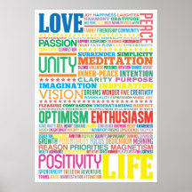 Design för konst "för kärlekliv" inspirera Motivat Affisch