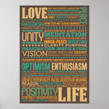 Design för konst "för kärlekliv" inspirera Motivat Posters