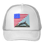 Design för örnfrihetsflagga trucker keps