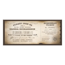 design för typografi för vintagemöhippabiljett inbjudningar