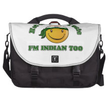 Designer för Indien smileyflagga Laptop Bags