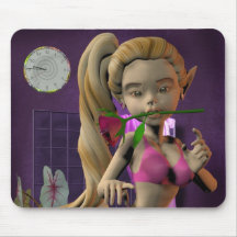 Designer Mauspad Mousepad Elfe Fee Lola