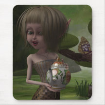 Designer Mousepad Mauspad Elfe Motiv Waldfee 2