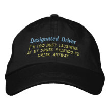 Designerad chaufför, keps