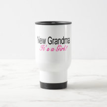 Dess ny mormor en flicka kaffe koppar