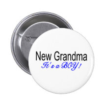 Dess ny mormor en pojke knapp med nål