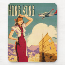 Destination: Hong Kong vadderar den Retro grafiska Mus Matta