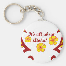 Det är all om Aloha! Nyckelring
