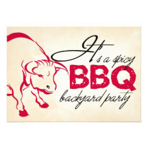 Det är en kryddig inbjudan för BBQ-trädgårdparty