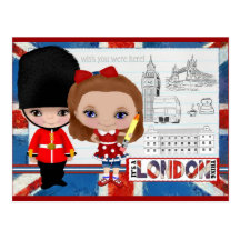 Det är en London sakvykort