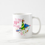 Det är min 50th födelsedag (partyhattar) muggar