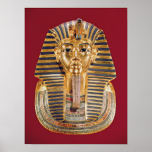 Det begravnings- maskerar av Tutankhamun Affisch