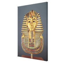 Det begravnings- maskerar av Tutankhamun Canvastryck