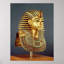 Det begravnings- maskerar av Tutankhamun Print