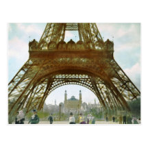 det eiffel torn vykort
