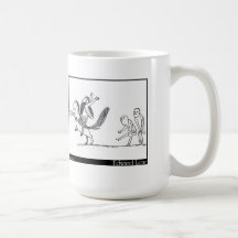 Det fanns en gamal man med ett skägg kaffe kopp