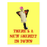 Det finns en ny sheriff i Town Vykort