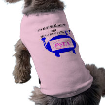 Det finns en resonera som "et" för etik är litet djur shirt