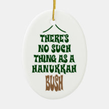 Det finns inte någon Hanukkah Bush Julgranskulor