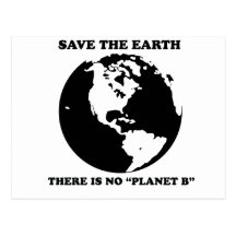 Det finns inte något planet "B ", Vykort