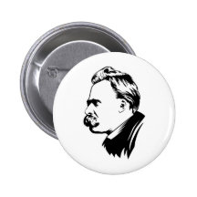 Det Frederich Nietzsche porträtt knäppas Knappar Med Nål