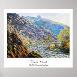 Det gammala träd på confluencen Claude Monet Print