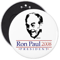 Det gigantiska Ron Paul porträtt knäppas knappar