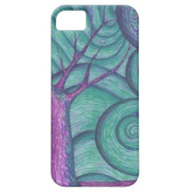 Det gröna träd II iPhone 5 Case-Mate Fodral