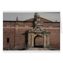 Det Kronborg slottet hänrycker Hälsnings Kort