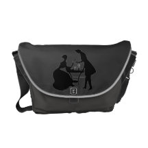 det lyckliga giftermål hänger lös messenger bag