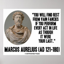 Det Marcus Aurelius fyndet vilar från fåfängt fina Affisch