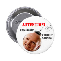 Det McCain Bombardera-Huvudet knäppas Pins