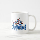 Det molekylära koffeinet strukturerar kaffe kopp
