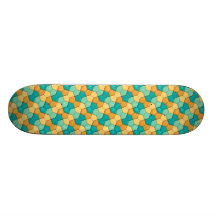 Det okändageometri skate deck