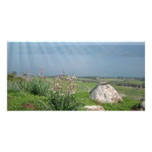 Det panorama- Galilee havet beskådar Fotokort