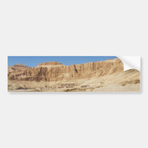 Det panorama- Hatshepsut tempelet fotograferar Bildekal