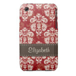 Det röda bruna Fodral-Kompisen för damast 3g 3gs f Case-Mate iPhone 3 Fodral