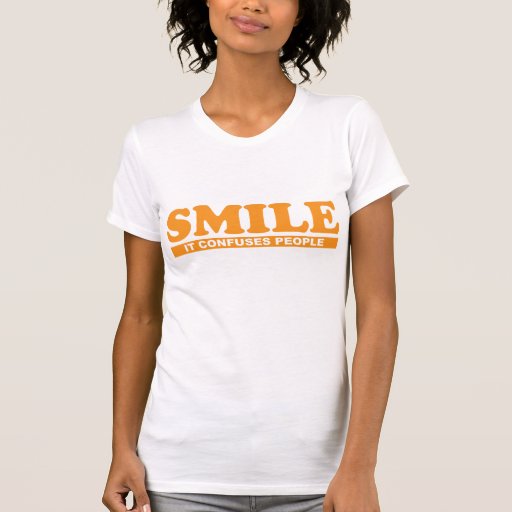 Det roliga leendet förväxlar det folk T-skjorta T Shirts