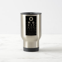 Det roliga ögat kartlägger kaffe koppar