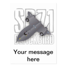 Det snabbaste supersonic spionflygplan: Blackbird  Vykort