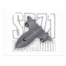 Det snabbaste supersonic spionflygplan: Blackbird  Vykort
