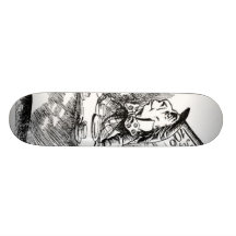 Det tokiga hatter'sens Teapartyet Skate Board Deck