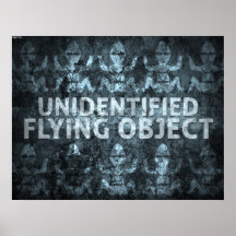 Det Unidentified flyget anmärker Posters