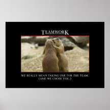 Det verkliga menande av teamwork [XL] Affisch
