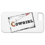 Det westerna "brännmärkte Cowgirl" IPhone 5 fodral iPhone 5 Skal