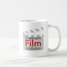 Detroit filmar böjelse kaffe kopp
