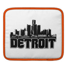 Detroit horisont iPad sleeve