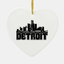 Detroit horisont julgransdekoration