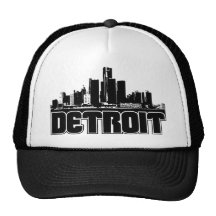 Detroit horisont mesh kepsar
