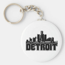 Detroit horisont nyckelring